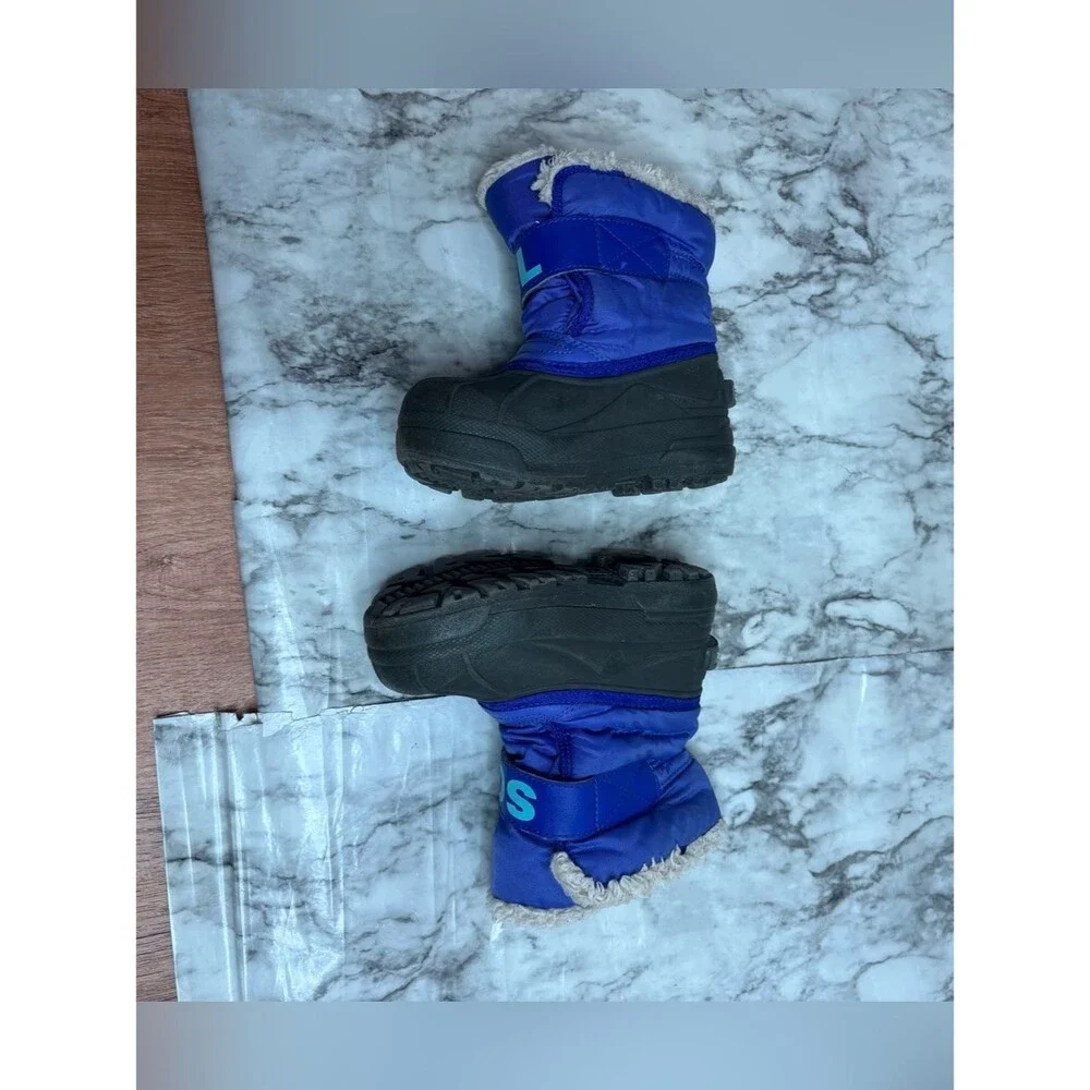 Sorel Kids Purple Blue Winter Snow Boots outdoor size 10